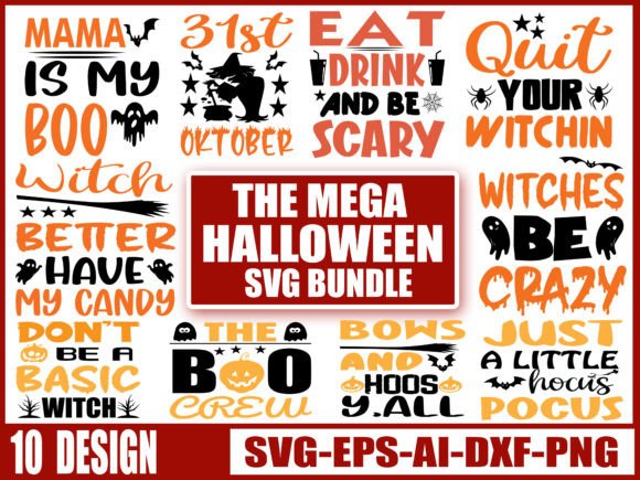 Download Halloween SVG Design Bundle [FREE] - Halloween Collection