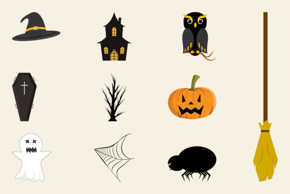 Download Halloween Scary Graphics Element Design - Halloween Collection