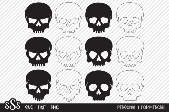 Download Skull Bundle - Halloween Designs - Halloween Collection