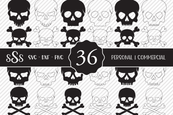 Download Skull Bundle - Halloween Designs - Halloween Collection